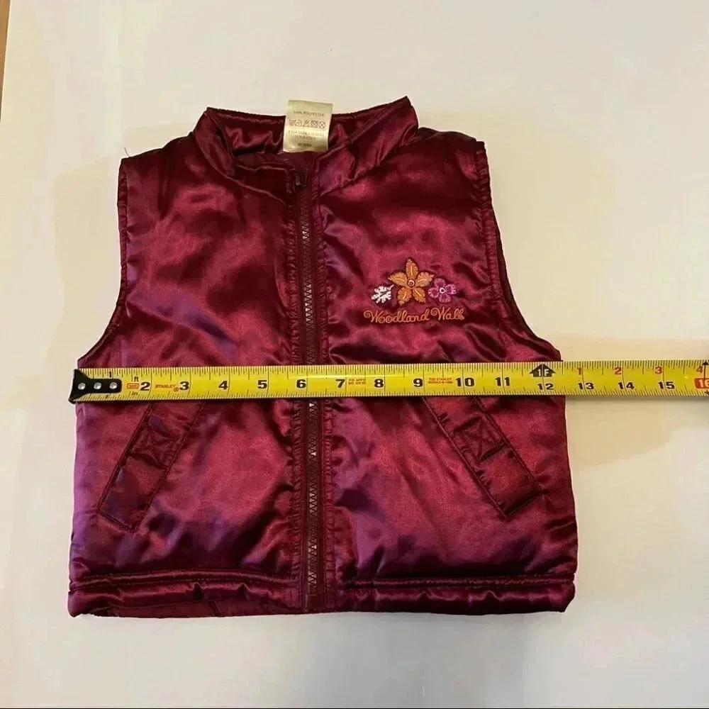 Woodland Walk Baby Girls Puffer Vest Size 6-12 Months